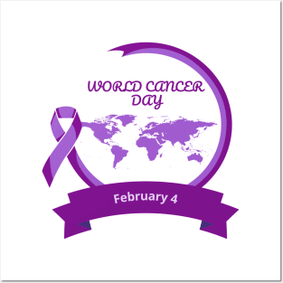 World Cancer Day Posters and Art